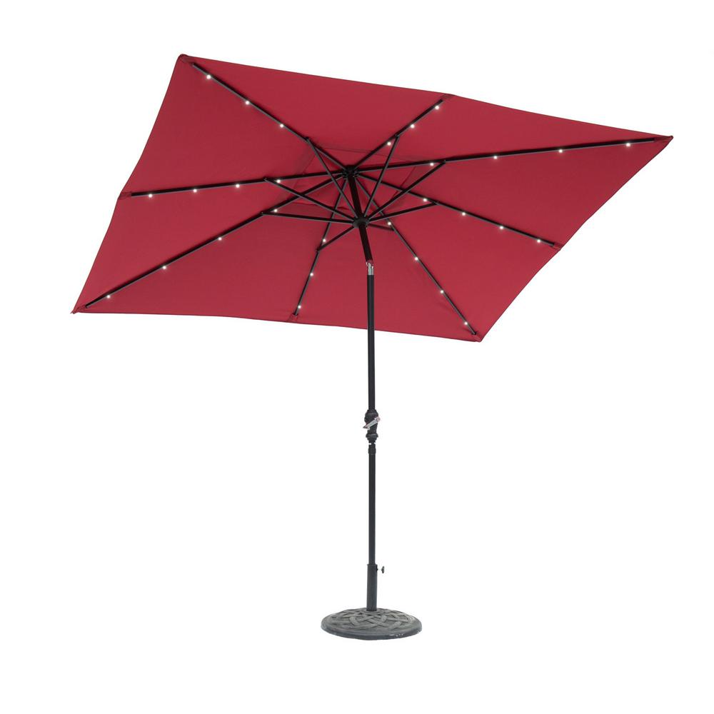 Red Patio Umbrellas Patio Furniture The Home Depot