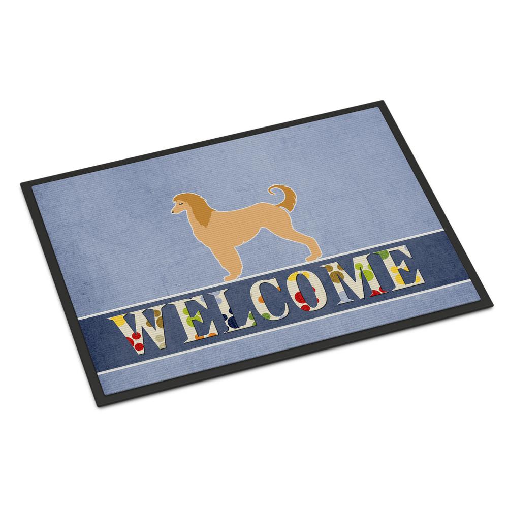 Multicolor Carolines Treasures 7357MAT Yorkie Taking a Nap Indoor or Outdoor Mat 18 x 27