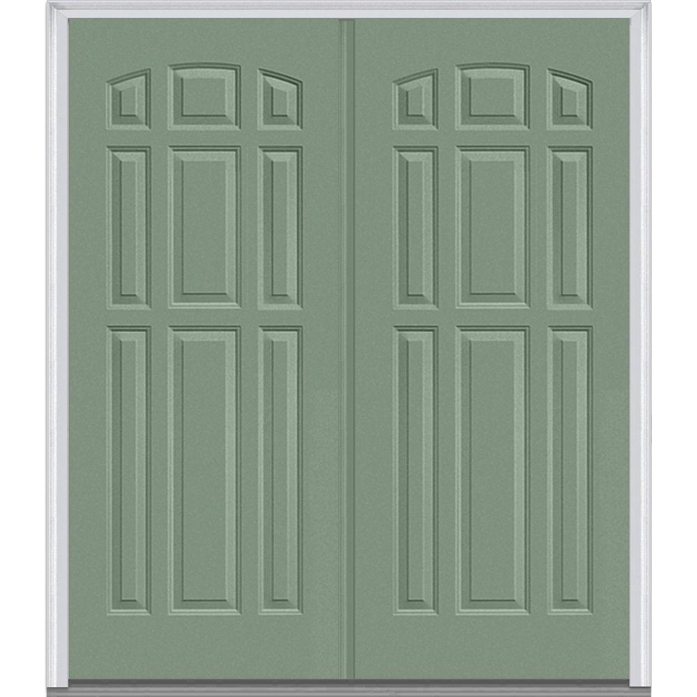 LeftHand/Inswing Double Door Fiberglass Doors Front Doors The Home Depot