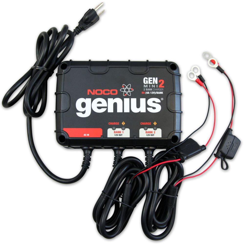 Genius GENM2 8 Amp 2Bank OnBoard Battery Charger eXtremes