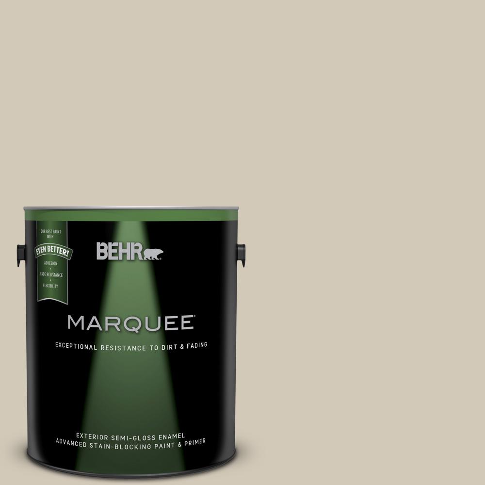 BEHR MARQUEE 1gal. 750C3 Sandstone Cliff SemiGloss Enamel Exterior