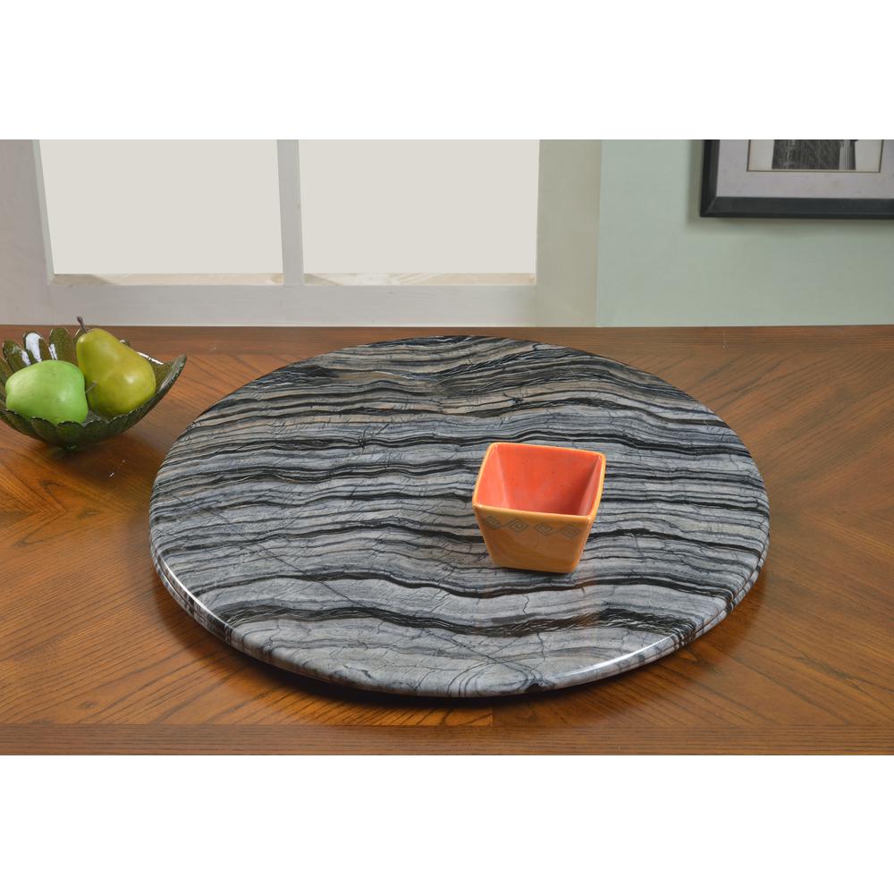 Mgp 24 In Tan Reclaimed Wine Barrel Head Lazy Susan Bls 14pn The 24 In Gray Lazy Susan Marble