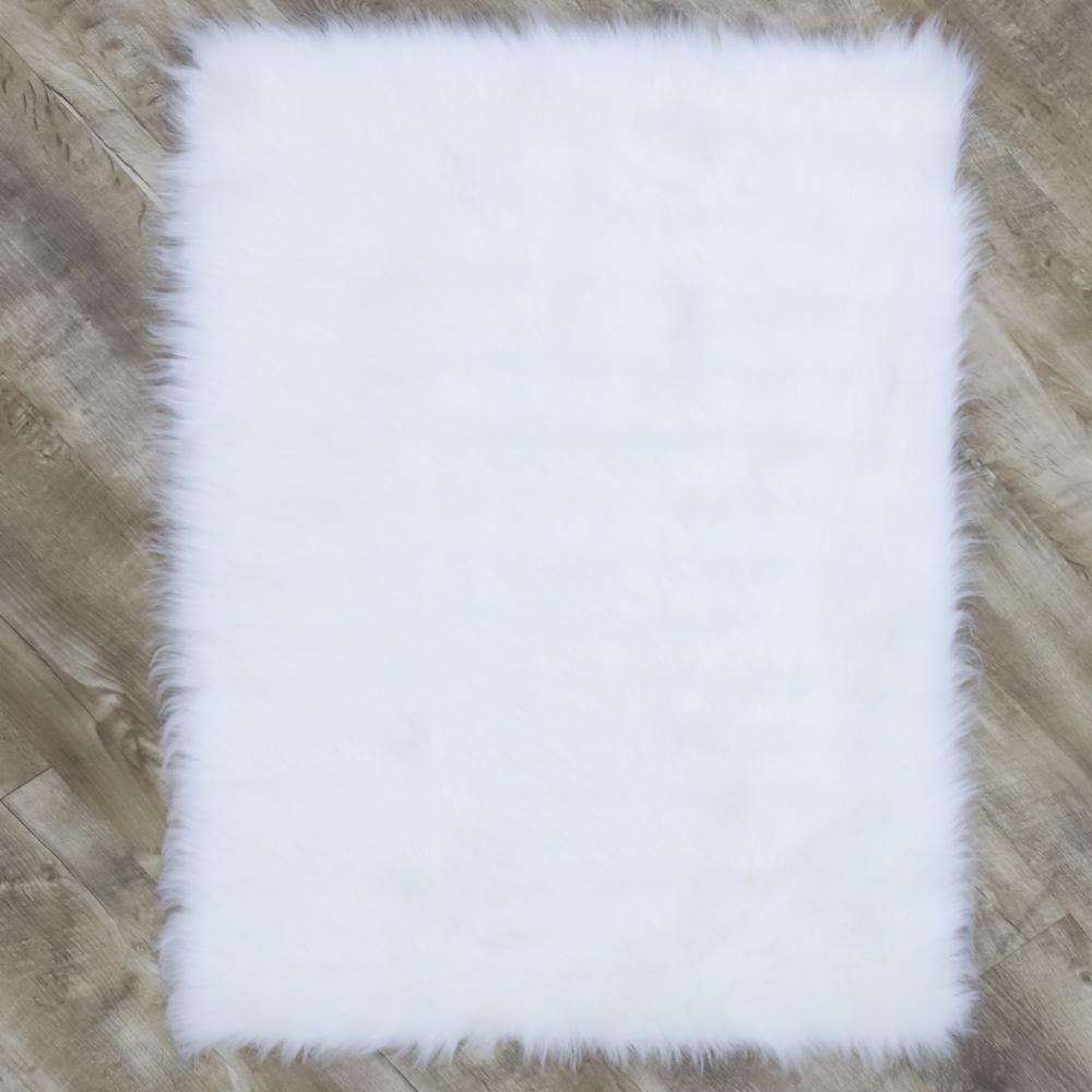 Home Decorators Collection Faux Sheepskin White 8 Ft X 11 Home Decorators Collection Faux