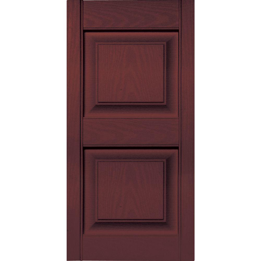 Builders Edge 15 in. x 31 in. Raised Panel Vinyl Exterior