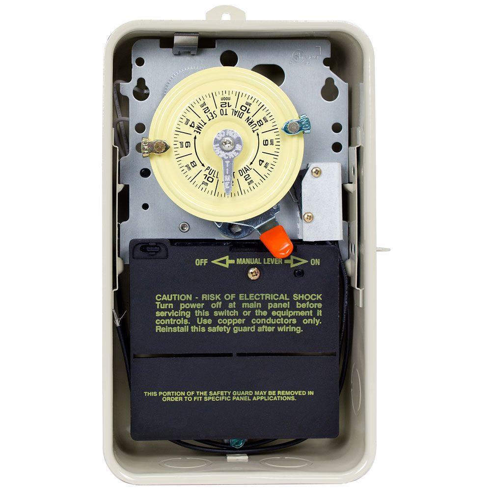 switch intermatic outdoor timers hour enclosure mechanical amp depot electrical steel switches series