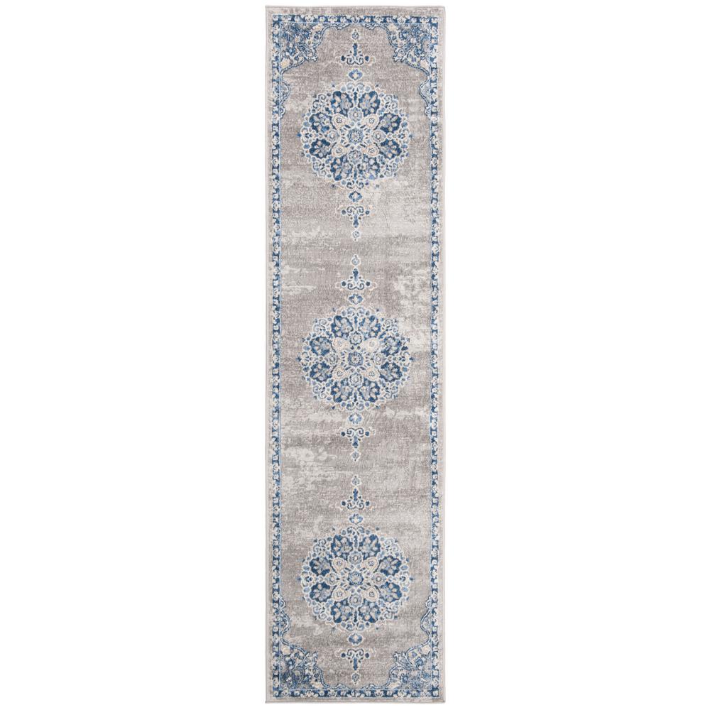 Safavieh Bwood Light Gray Blue 2 Ft X 12 Runner Rug - 12 Foot Runner Rug Gray Safavieh Bwood Light Gray Blue 2 Ft X 12 Runner Rug - 12 Foot Runner Rug Gray