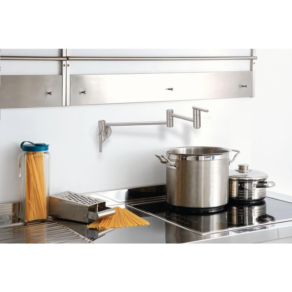 Danze Parma Wall Mounted Potfiller In Stainless Steel Danze Parma Wall Mounted Potfiller In Stainless Steel