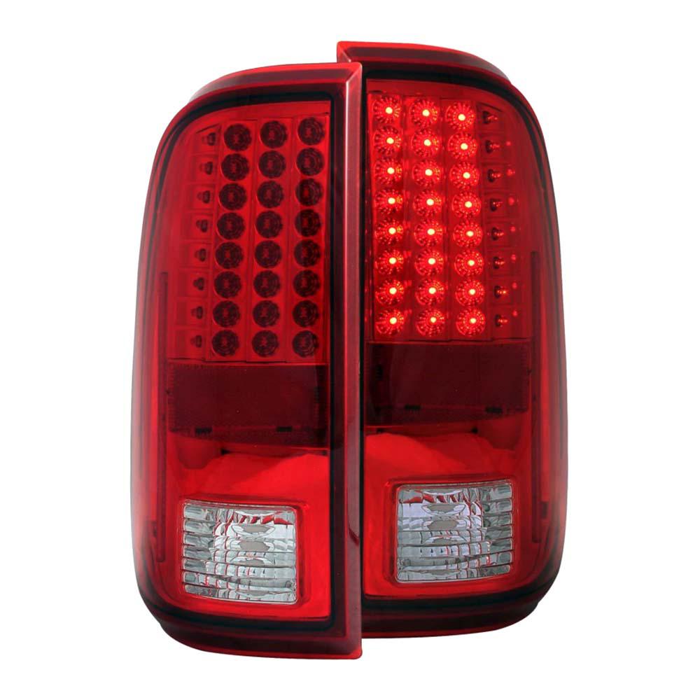 Anzo Usa 2008 2017 Ford F 250 Led Taillights Red Clear 311050 The 2008 2017 Ford F 250 Led Taillights Red Clear