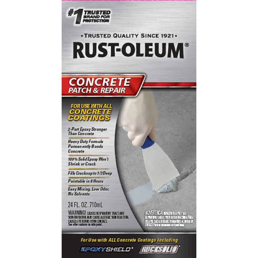 Rust-Oleum 24 oz. Concrete Patch and Repair Kit-301012 - The Home Depot