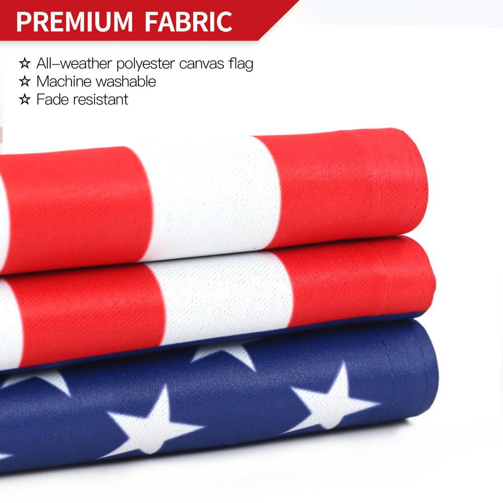 Anley 18 In X 12 5 In Double Sided Premium Usa United States Decorative Garden Flags Weather Resistant Double Stitched A Flag Garden Us The Home Depot