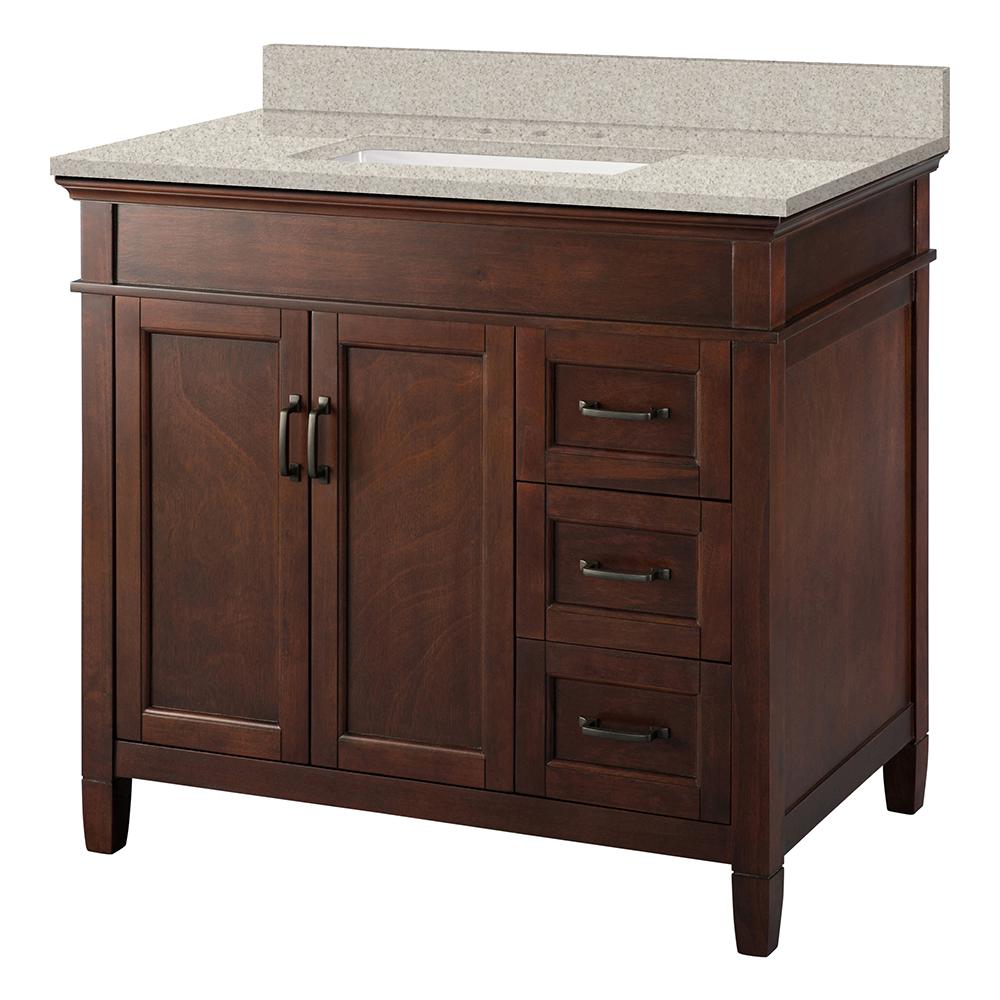 Home Decorators Collection Ashburn 37 in. W x 22 in. D Vanity in