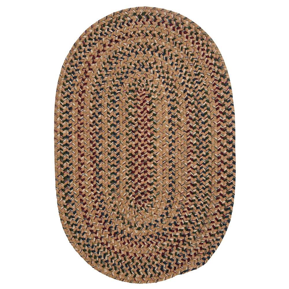 Home Decorators Collection Winchester Evergold 8 Ft X 10 Oval Braided Area Rug