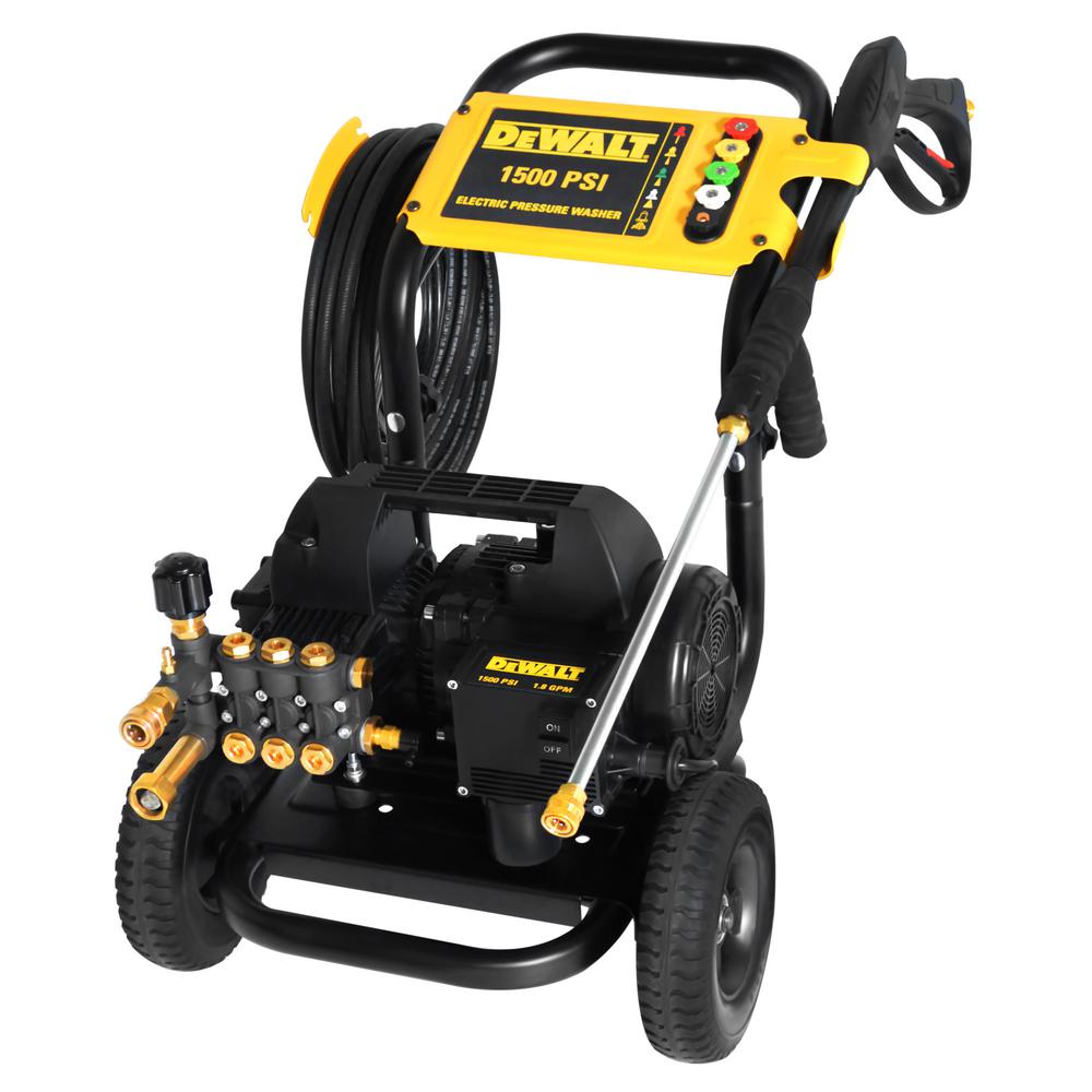 Dewalt Heavy Duty 1,500 PSI 1.8 GPM Electric Pressure Washer by DEWALT