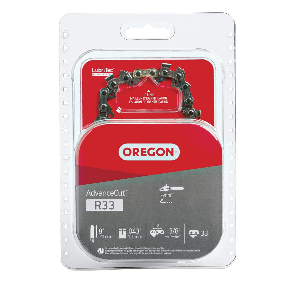 Oregon AdvanceCut 8 in. Saw Chain-R33 - The Home Depot