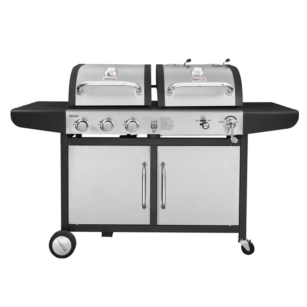 Royal Gourmet 3-Burner Propane Gas and Charcoal Combo Grill by Royal Gourmet