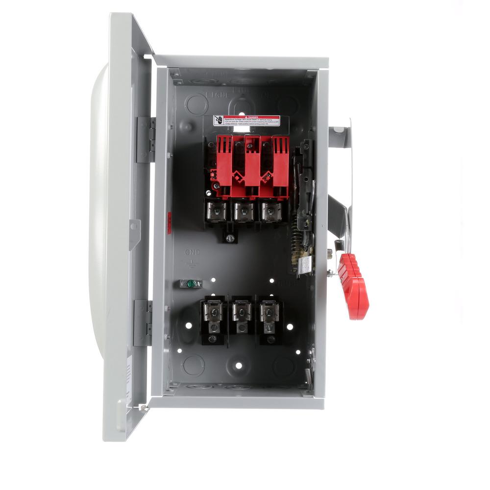 UPC 662643542714 product image for Siemens 30 Amp 3-Pole 3-Wire Negative Ground Heavy Duty Switch Fusible Indoor | upcitemdb.com