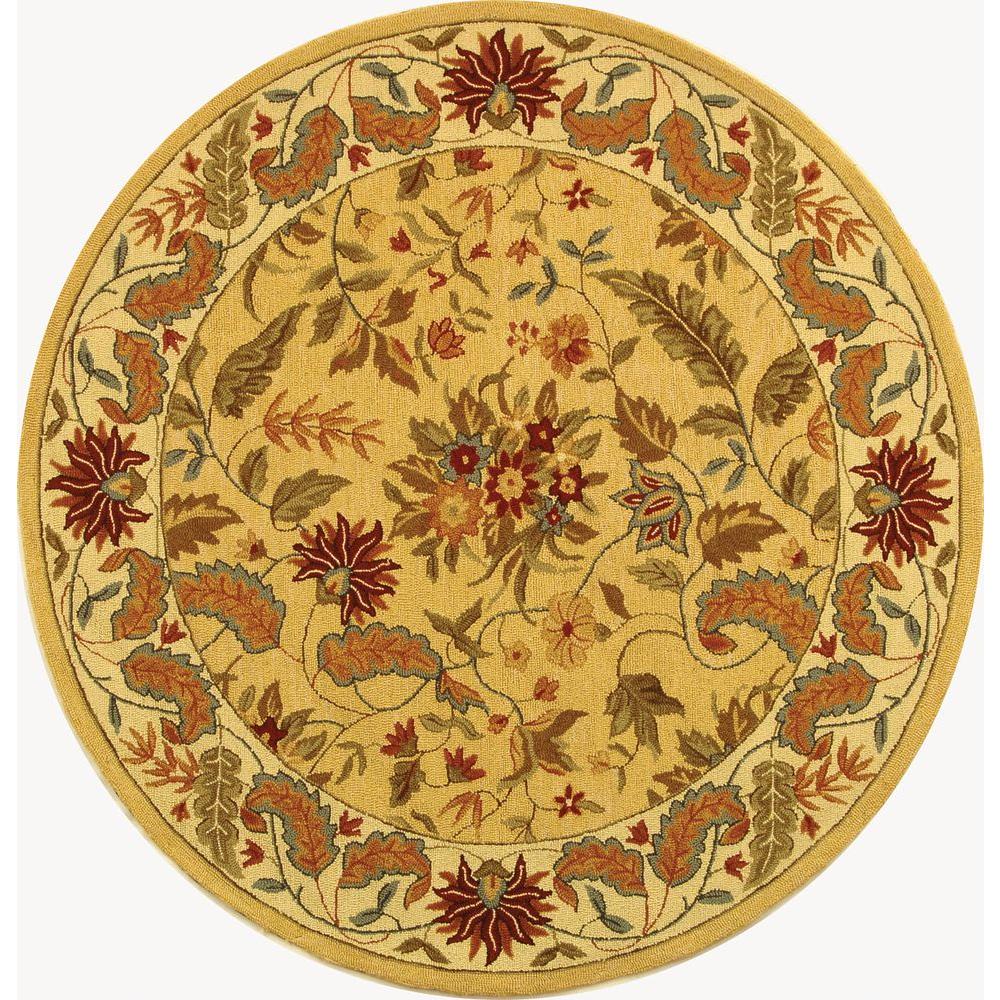 Safavieh Chelsea Ivory 5 ft. 6 in. x 5 ft. 6 in. Round Area RugHK141A