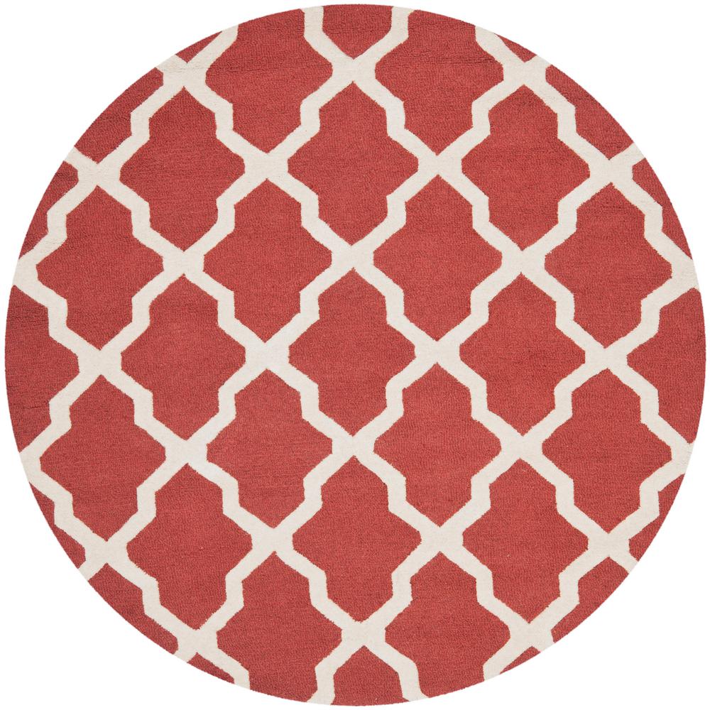 Safavieh Persian Legend Ivory/Rust 6 ft. x 6 ft. Round Area RugPL819D