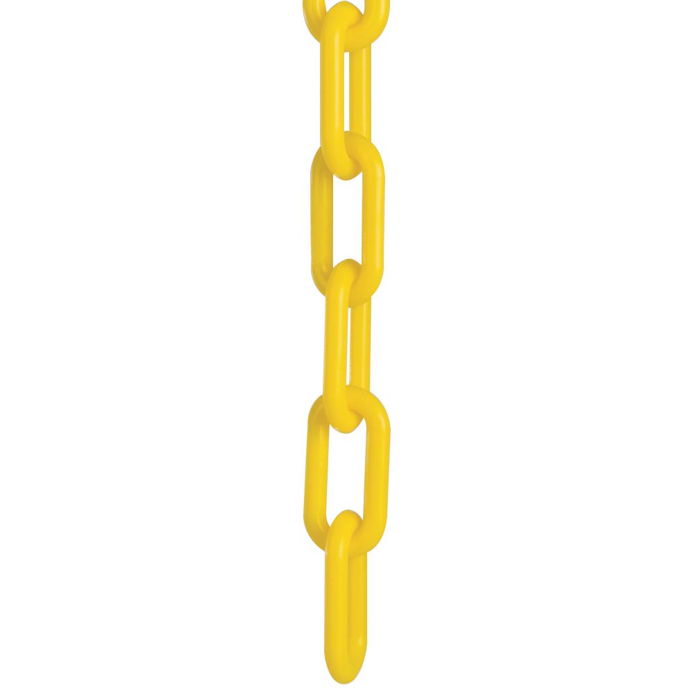 Mr. Chain 1.5 in. (#6, 38 mm) x 50 ft. Yellow Plastic Chain-30002-50 ...