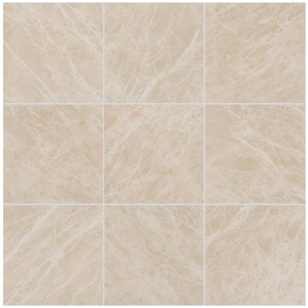 Beige - 12x12 - Porcelain Tile - Tile - The Home Depot