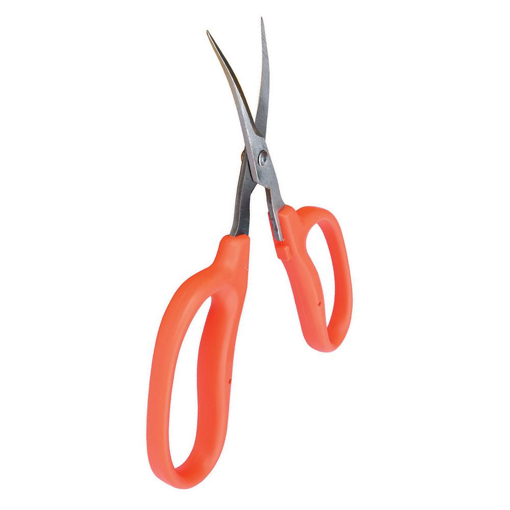 Curved MasaMasa Scissors in OrangeZS420 The Home Depot