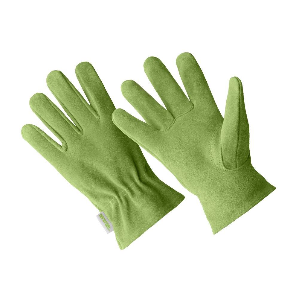 HANDS ON Large Ladies Premium Green Suede Driver GlovesLD4750L/XL