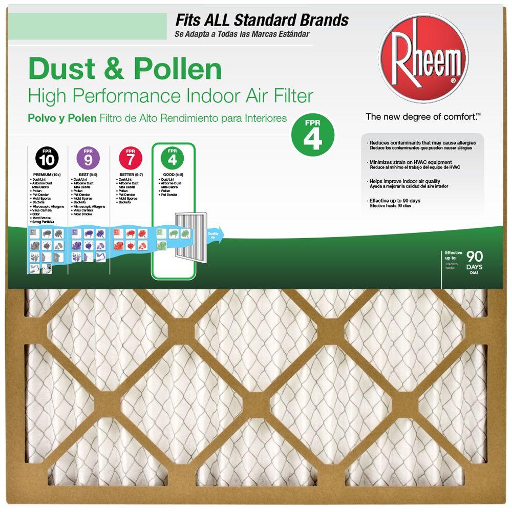14 in. x 25 in. x 1 in. Basic Household Pleated FPR 4 Air Filter (Case of 12)
