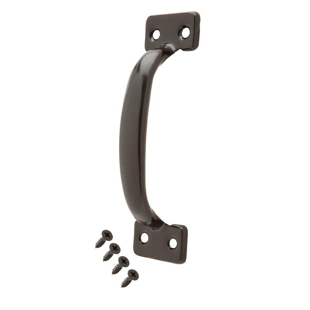 Everbilt 5 3 4 In Black Door Pull 15449 The Home Depot