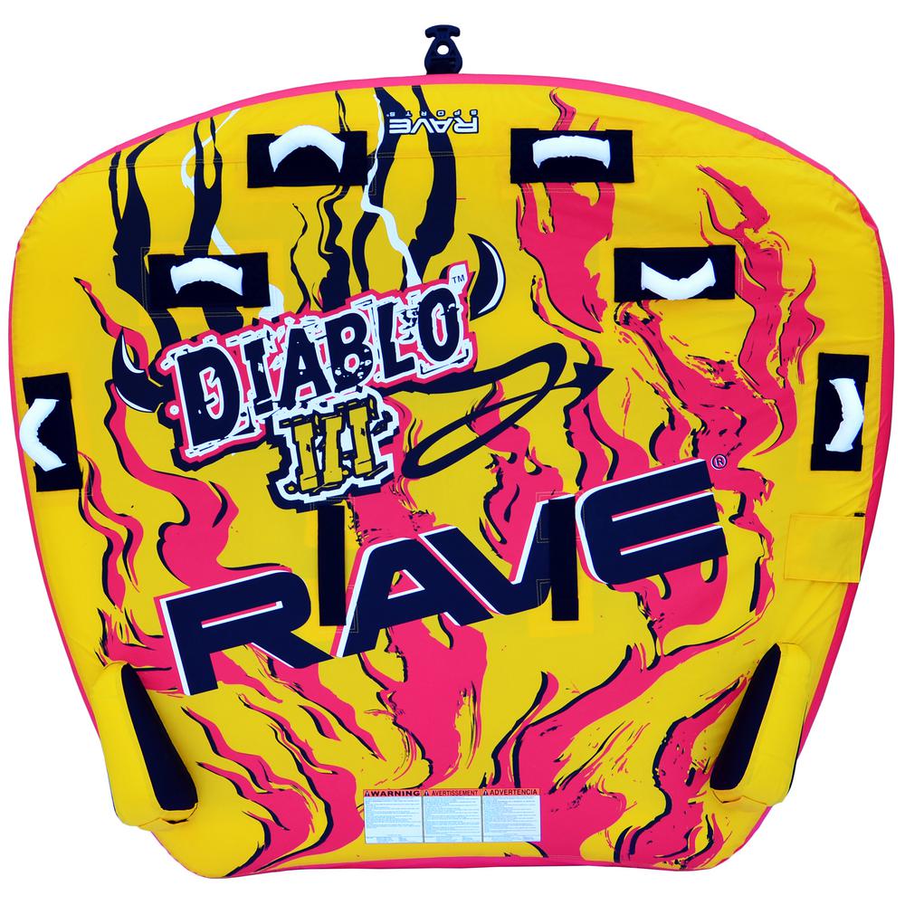 Rave Sports Diablo Iii 67 In X 75 In Inflatable Boat Towable The Home Depot