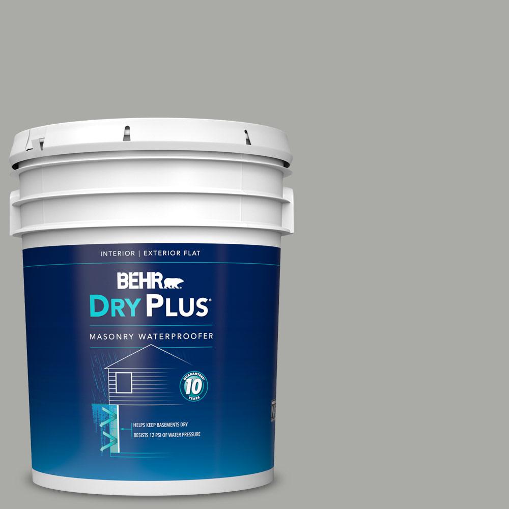 BEHR 5 gal. #876 Basement Gray Dry Plus Masonry ...