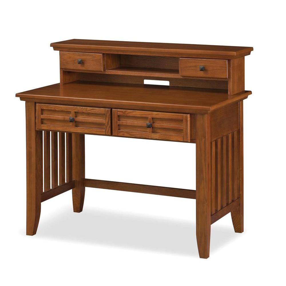 Homestyles Arts And Crafts Cottage Oak Desk With Hutch 5180 162