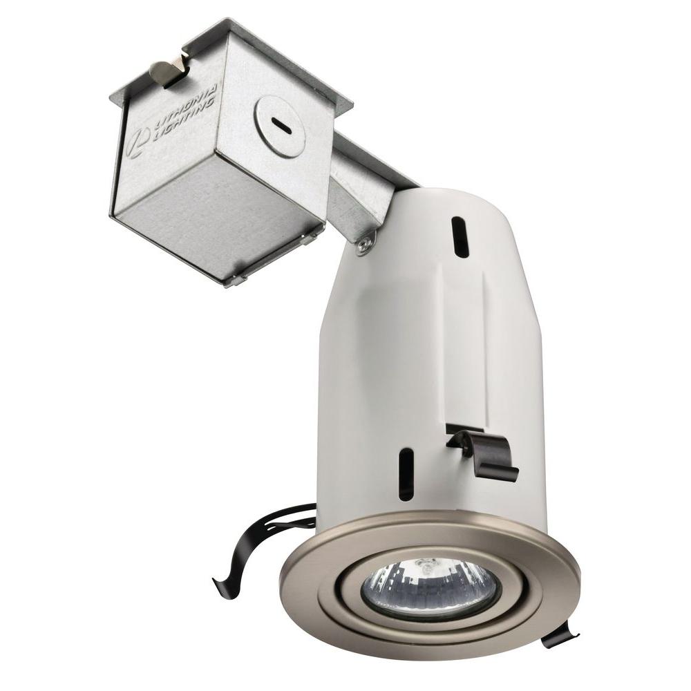 UPC 745977018398 product image for Lithonia Lighting 3 in. GU10 Nickel Gimbal Recessed Kit | upcitemdb.com