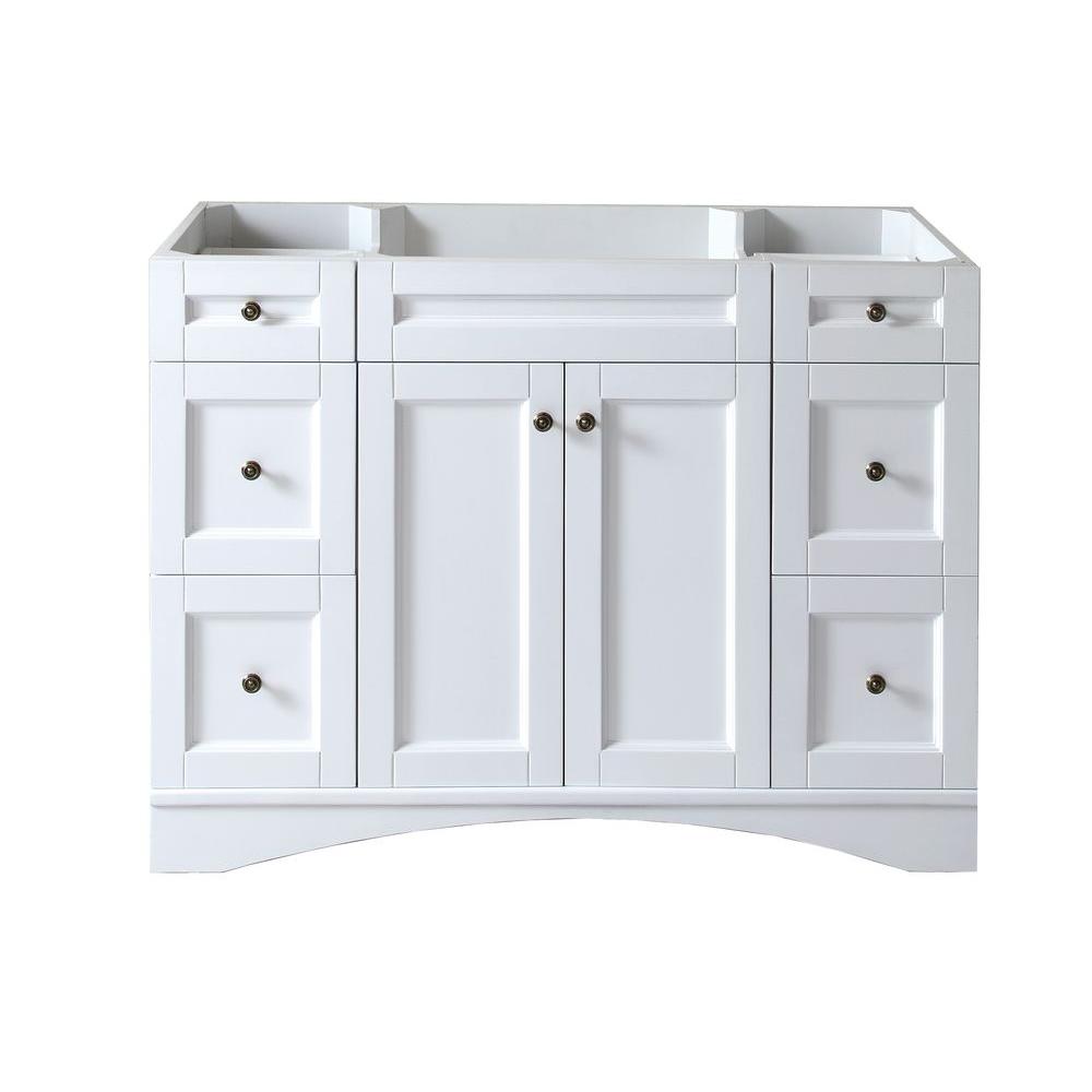 Virtu USA Elise 48 in. W x 22 in. D x 35.24 in. H Vanity ...