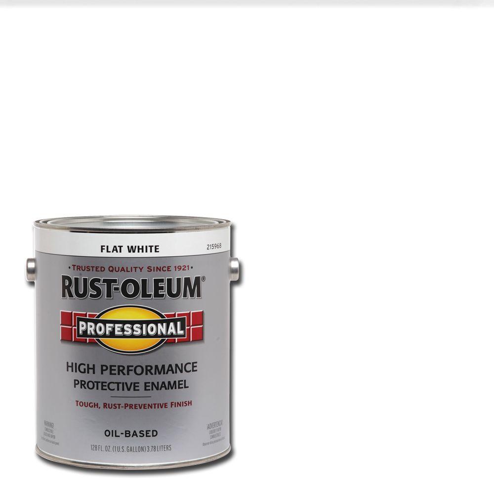 Rust-Oleum Professional 1 gal. High Performance Protective Enamel Flat ...