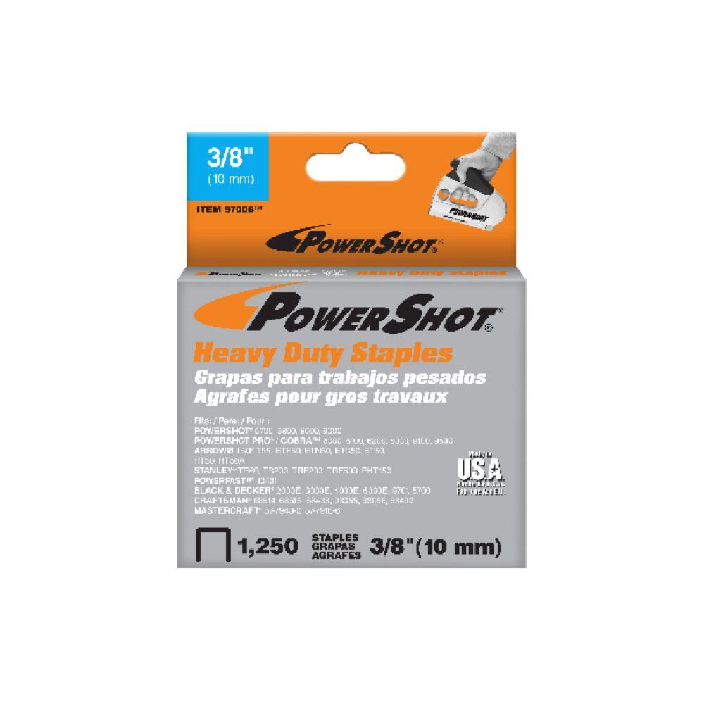 Arrow Fastener Powershot 3/8 in. Leg x 3/8 in. Crown 16Gauge