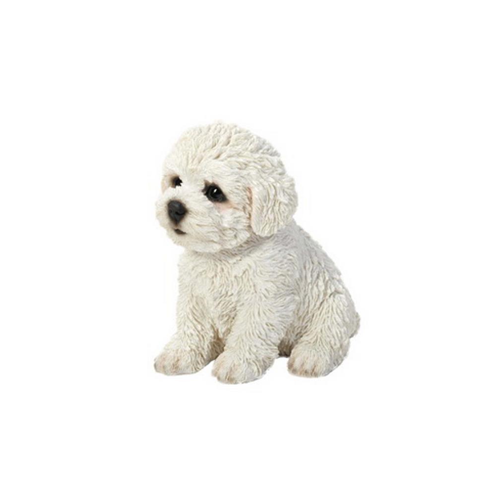 Hi Line Gift Bichon Frise Puppy Statue 87771 P The Home Depot