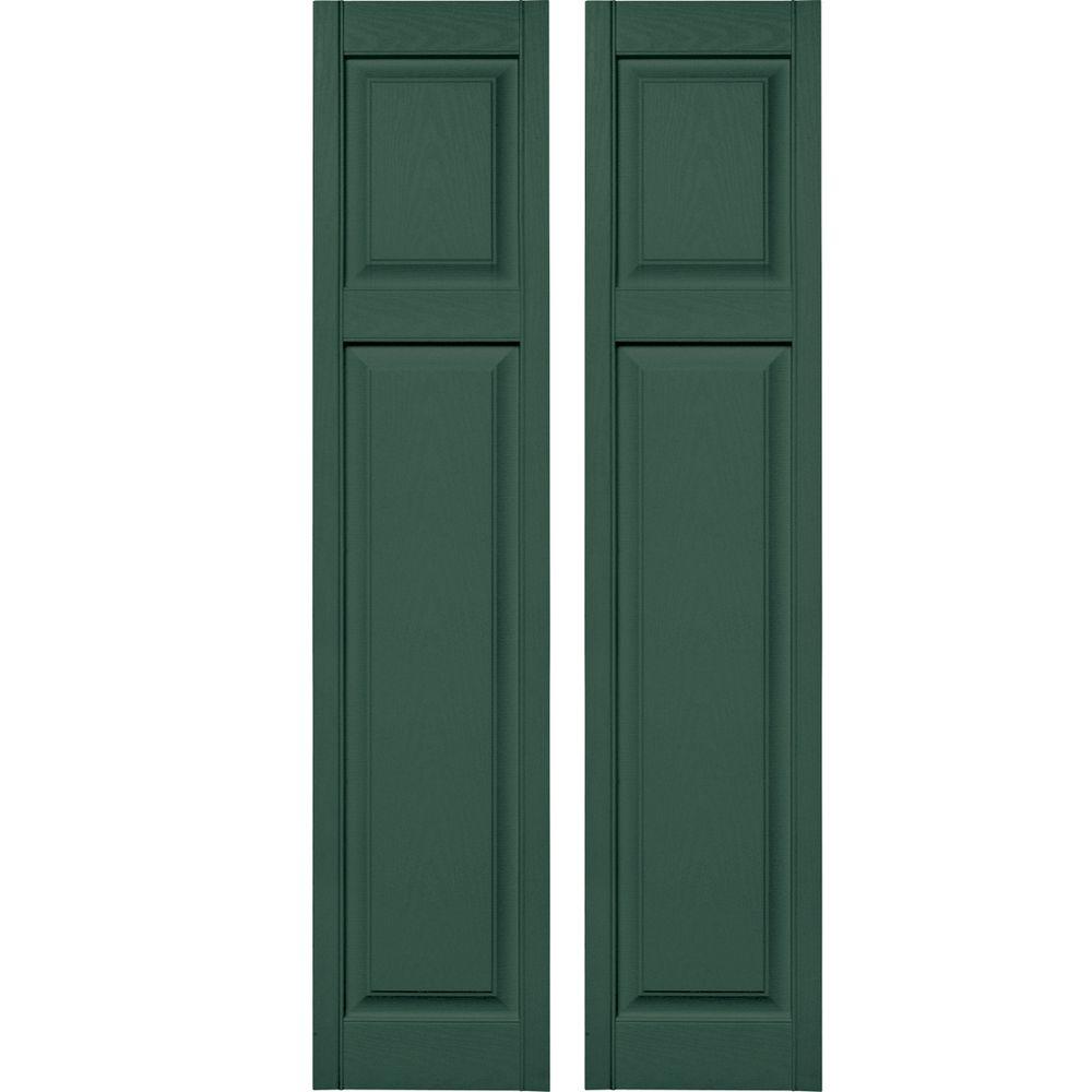Builders Edge 15 in. x 67 in. Cottage Style Raised Panel Vinyl Exterior