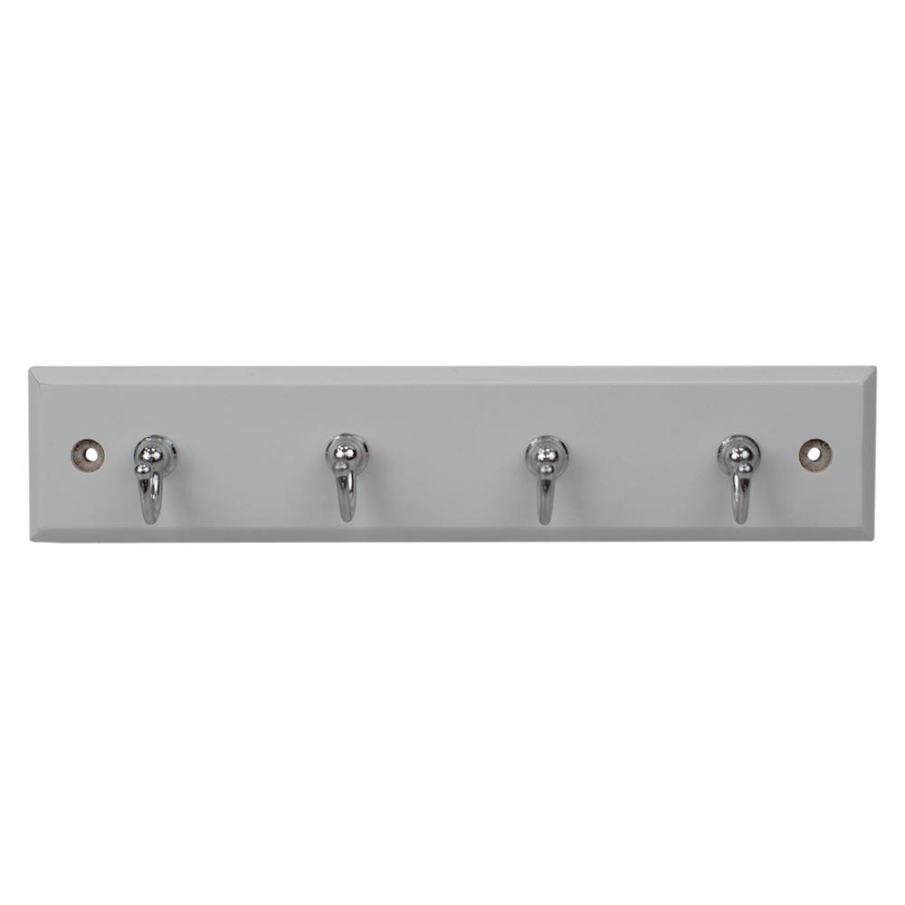 4 Hook White Wall Mounted Key Rack Hdc59124 The Home Depot - White Key Holder Wall 4 Hook White Wall Mounted Key Rack Hdc59124 The Home Depot - White Key Holder Wall