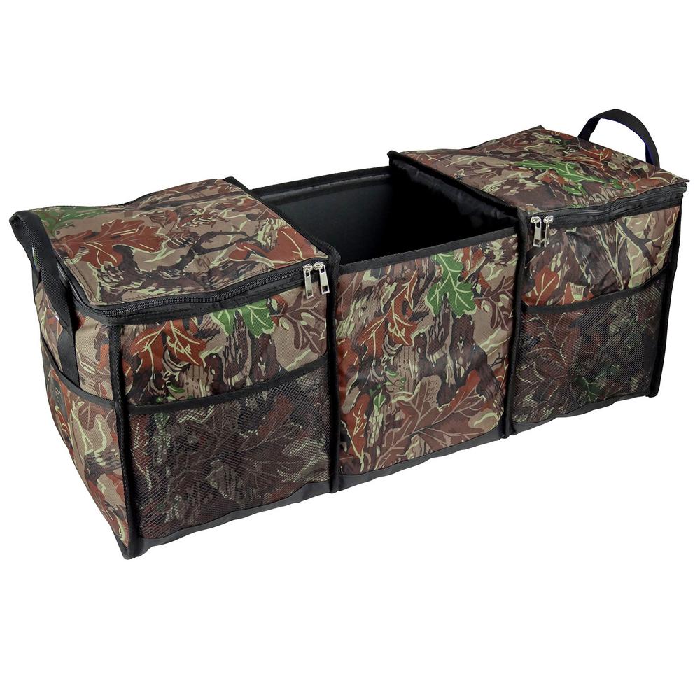 Fully Collapsible & Portable Storage Set 2 in 1 Trunk Organizer