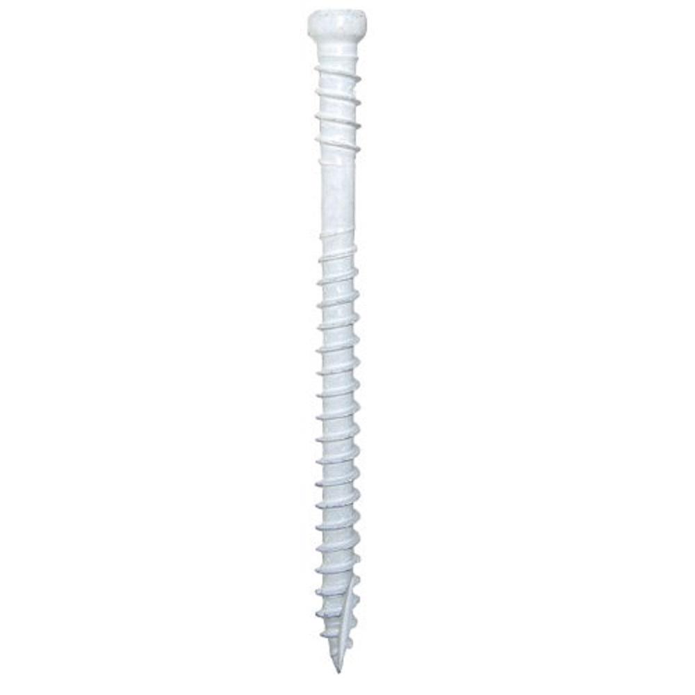 GRK Fasteners 8 x 2 in. Star Drive Trim Head White RT Composite Trim