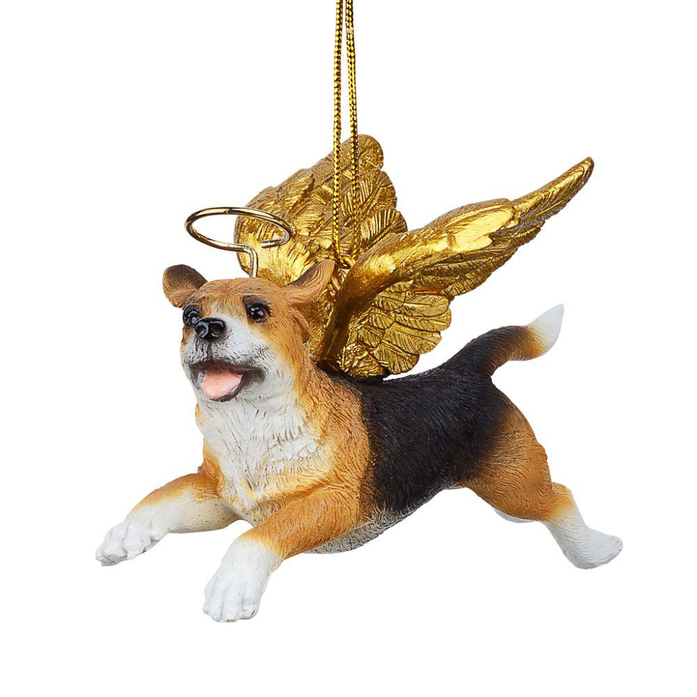 dog angel ornament