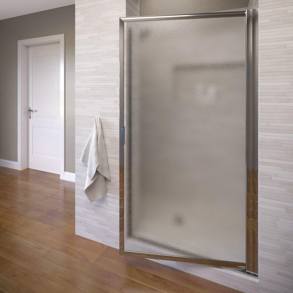 Basco Sopora 34 7 8 In X 67 In Framed Pivot Shower Door In