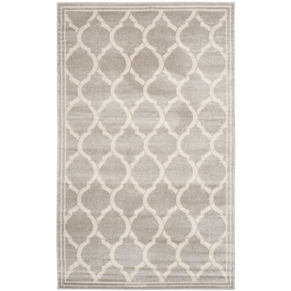 Safavieh Amherst Light Gray Ivory 5 Ft X 8 Indoor Outdoor Area Safavieh Amherst Light Gray Ivory 5 Ft X 8 Indoor Outdoor