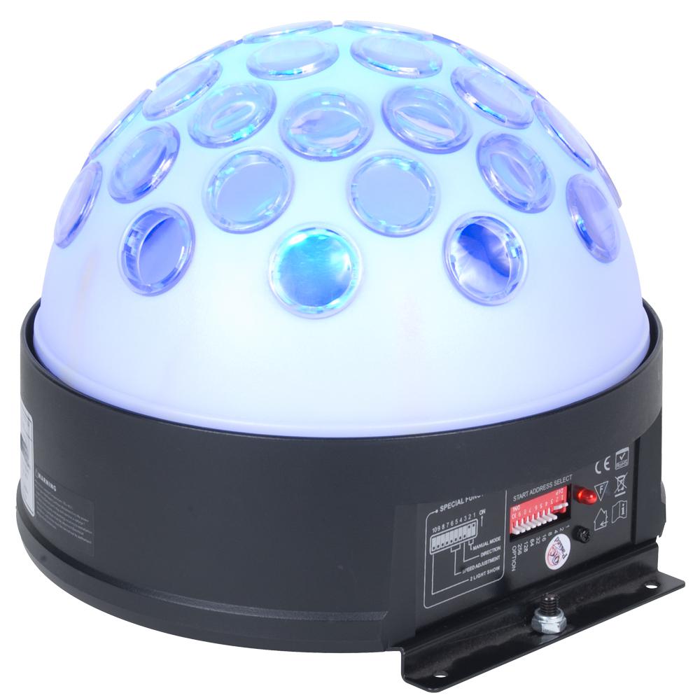 American DJ 10-Watt RGB Glowing Jelly Dome-JEL575 - The Home Depot