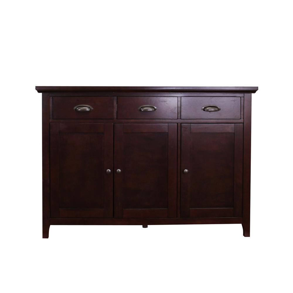 Donnieann Lindendale Espresso Sideboard Buffet Table 714160 Donnieann Lindendale Espresso Sideboard Buffet Table 714160