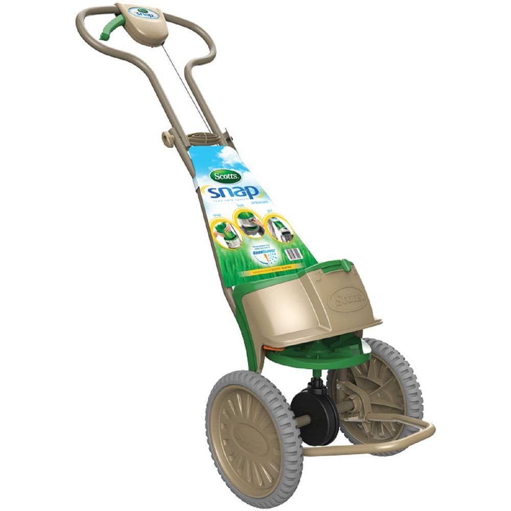 Scotts 43 75 In H Snap Spreader 77105 The Home Depot Scotts 43 75 In H Snap Spreader