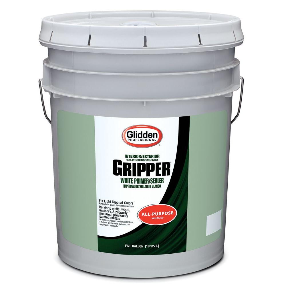 Glidden Gripper 5 Gal Gripper White Primer And Sealer GPG 0000 05   White Glidden Gripper Primers Gpg 0000 05 64 1000 