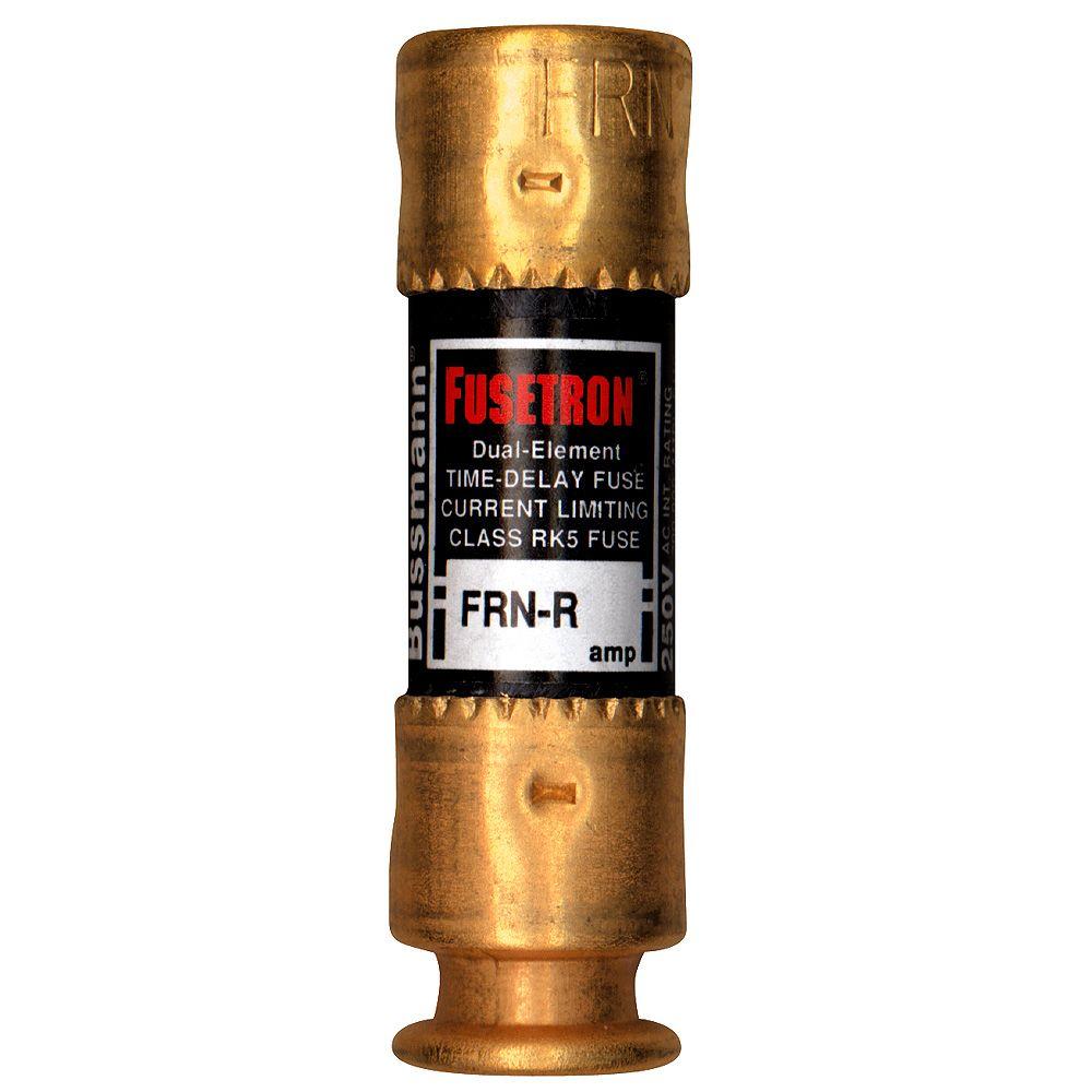 Cooper Bussmann FRN Series 60 Amp Brass Time-Delay Fuse Cartridges (2 ...