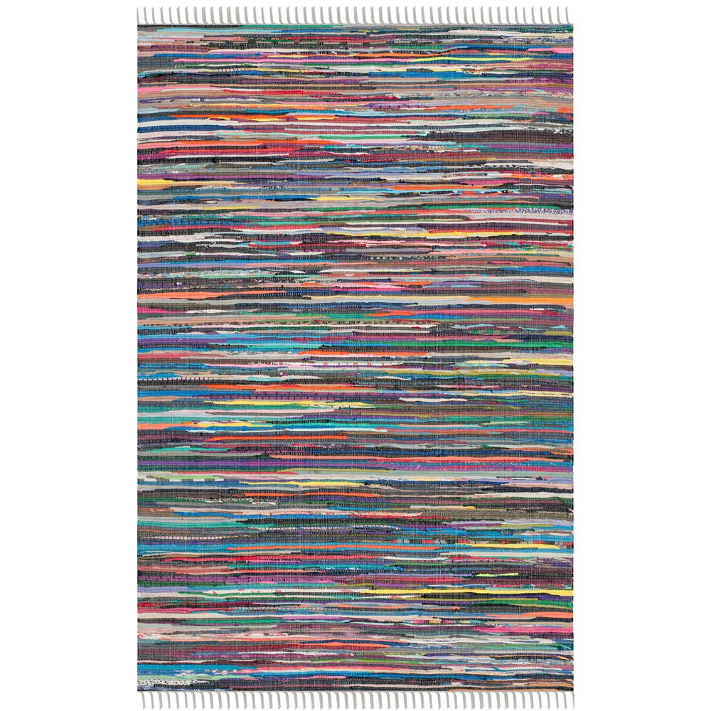Safavieh Rag Rug Gray/Multi 4 ft. x 6 ft. Area RugRAR121M4 The Home