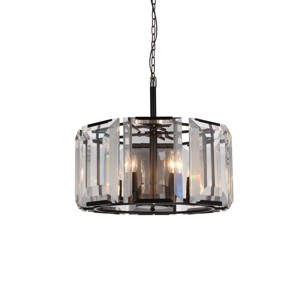 Cwi Lighting Jacquet 8 Light Black Chandelier 9860p19 101 The Cwi Lighting Jacquet 8 Light Black Chandelier